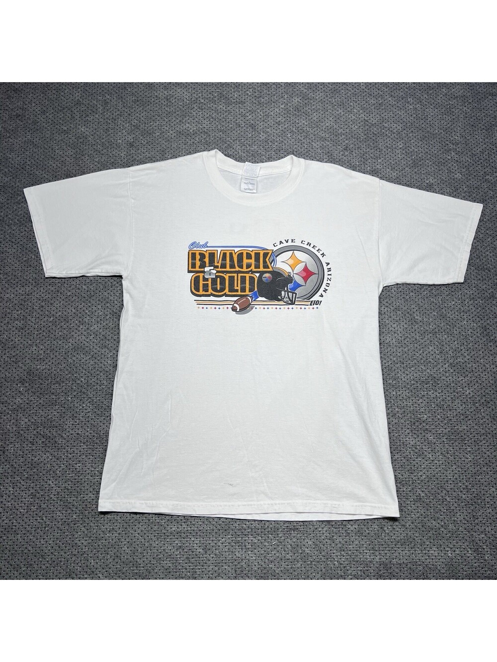 Vintage Pittsburgh Steelers T-Shirt Large World Champions Football RARE MENS